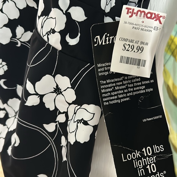 3-1 piece swimsuits, one new with tags , 2 used . - Picture 2 of 8